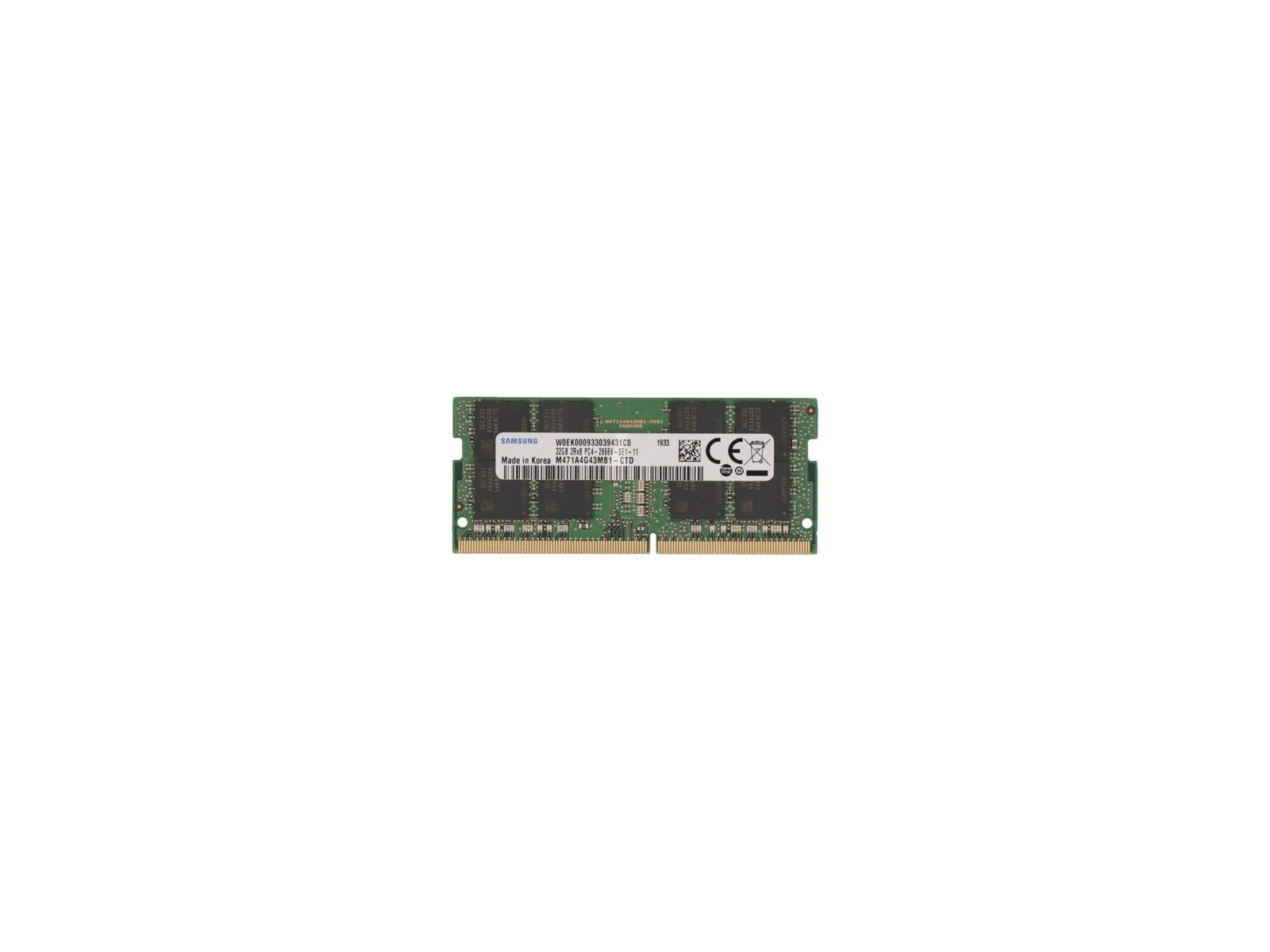 2P-6FR89AA 2P-6FR89AA 32GB DDR4 2666MHz CL19 SODIMM 2P-6FR89AA 2P-6FR89AA 32GB DDR4 2666MHz CL19 SODIMM