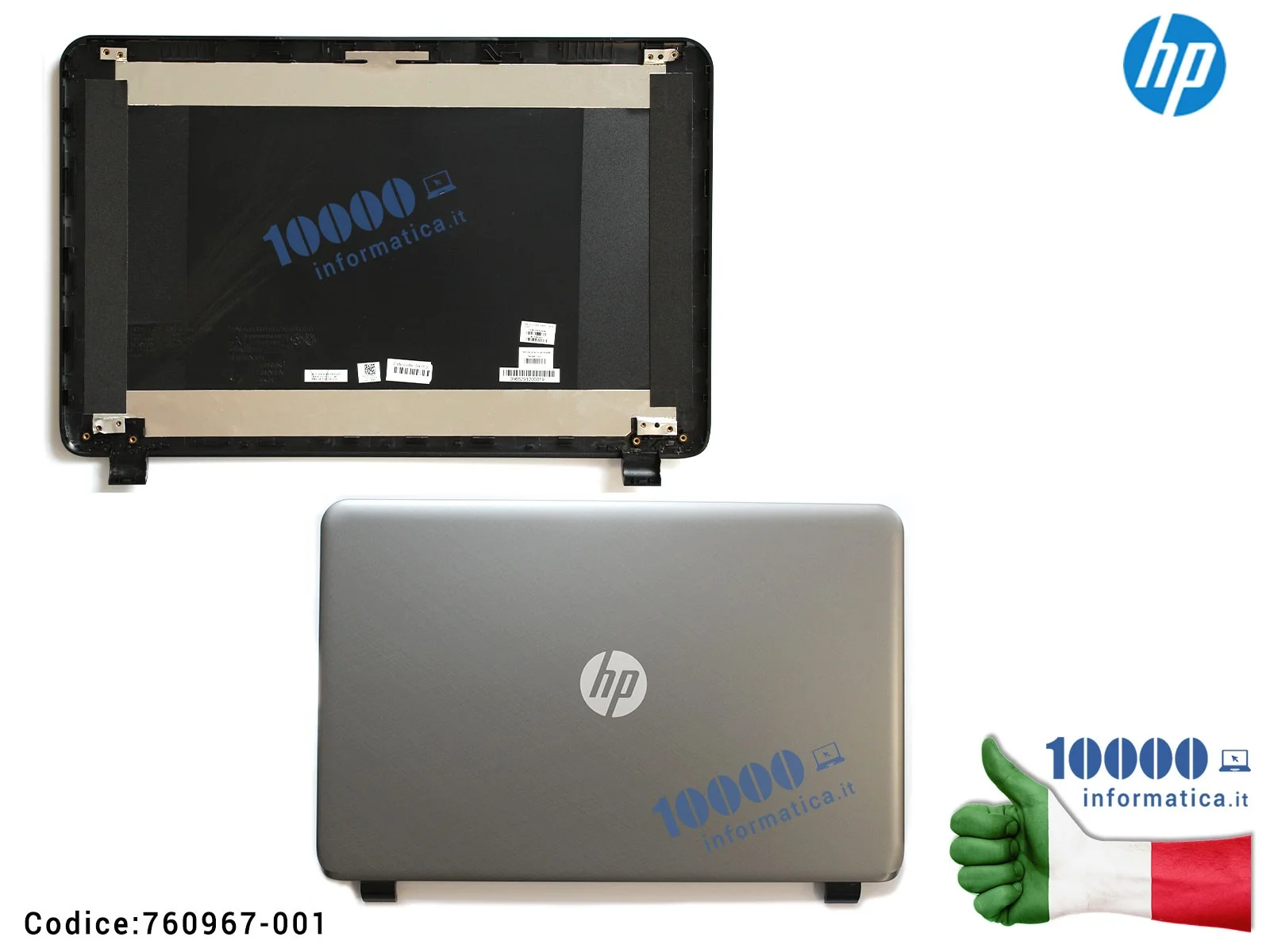 760967-001 Cover LCD HP 15-G 15-R 15T 245 250 255 256 G3 (SILVER) AP14D000C70 761735-001 760967-001 Cover LCD HP 15-G 15-R 15T 245 250 255 256 G3 (SILVER) AP14D000C70 761735-001