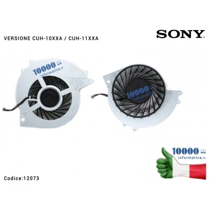 12073 Ventola di Raffreddamento Fan CPU SONY PlayStation 4 PS4 CUH-10XXA CUH-11XXA DC 12V 1.40A KSB0912HE