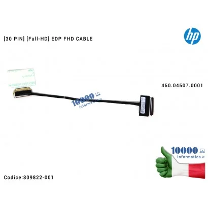 810712-001 Cavo Flat LCD HP Pavilion X360 13-S 13S [Full-HD] 450.04507.0001 EDP FHD CABLE 450.04508.0001