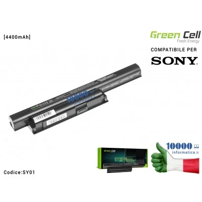 SY01 Batteria VGP-BPS22 Green Cell Compatibile per SONY VPC-EA VPC-EB VPC-EC PCG-91111M PCG-71211M PCG-61211M PCG-71212M [440...