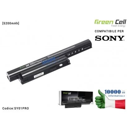 SY01PRO Batteria VGP-BPS22 Green Cell PRO Compatibile per SONY VPC-EA VPC-EB VPC-EC PCG-91111M PCG-71211M PCG-61211M PCG-7121...