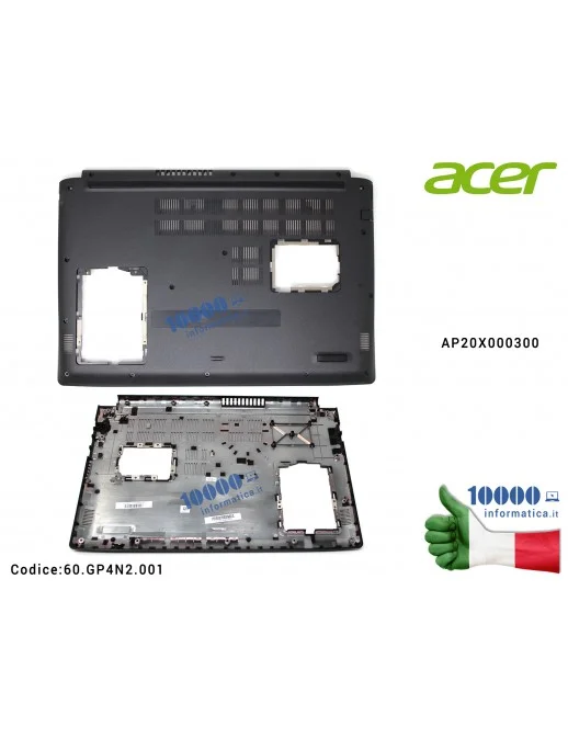 60.GP4N2.001 Bottom Case Scocca Inferiore ACER Aspire A515-41G A515-51 A515-51G AP20X000300 60GP4N2001 60.GP4N2.001