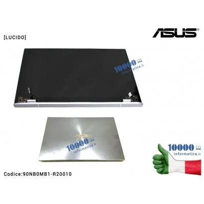 90NB0MB1-R20010 Display Assembly 14'' Cover LCD ASUS ZenBook 14 UX431F UX431FA UX431FN [Utopia Blue] Full-HD 16:9 cornice sli...