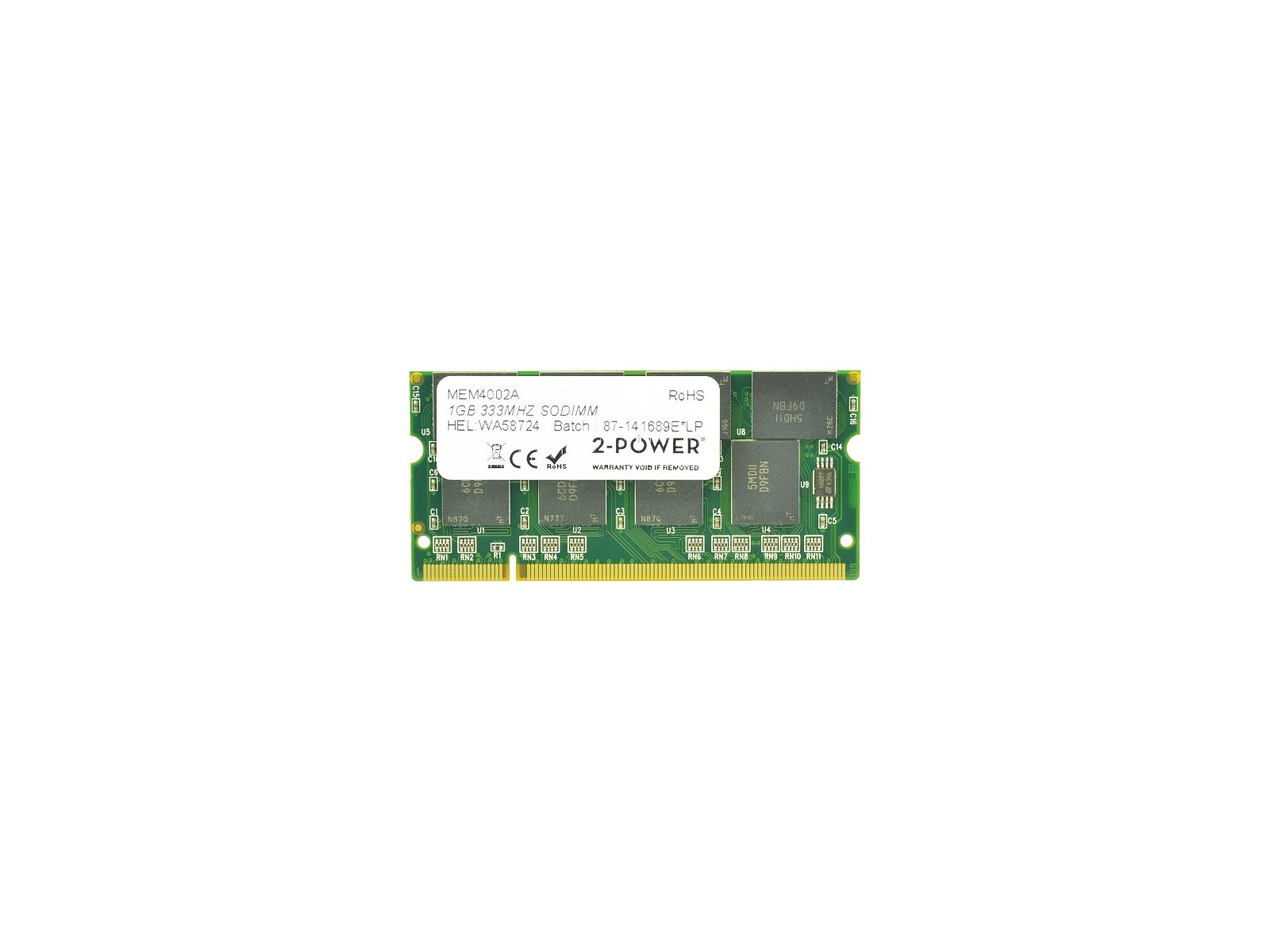 2P-A0743530 2P-A0743530 1GB PC2700 333MHz SODIMM 2P-A0743530 2P-A0743530 1GB PC2700 333MHz SODIMM