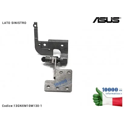 13GNXM10M130-1 Cerniera Hinge [SX] ASUS K52 X52 K52F K52JC K52JR K52JT K52N X52F X52JC [LATO SINISTRO] 13GNXM10M130 13GNXM10M...