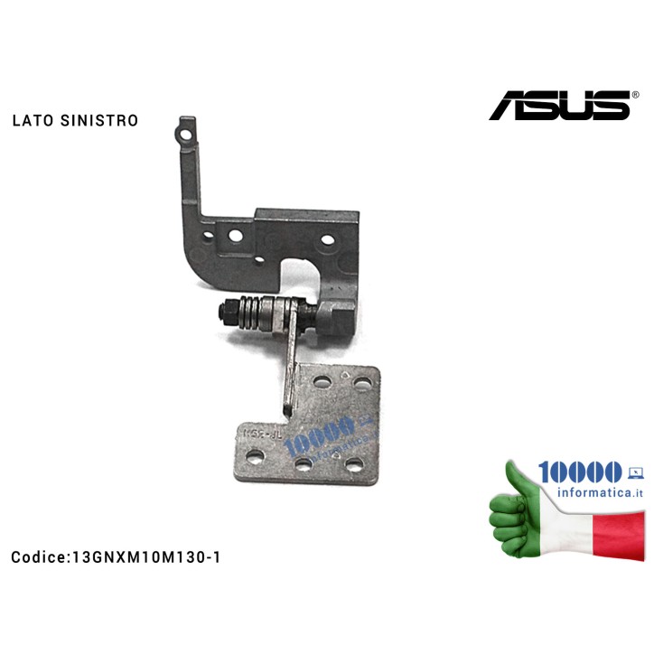 Cerniera Hinge [SX] ASUS K52 X52 K52F K52JC K52JR K52JT K52N X52F X52JC [LATO SINISTRO] 13GNXM10M130 13GNXM10M130-1