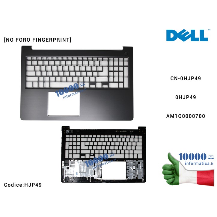 Top Case Upper Palmrest Cover Superiore DELL Vostro 15 (5568) P62F CN-0HJP49 0HJP49 AM1Q0000700 [NO FINGERPRINT]