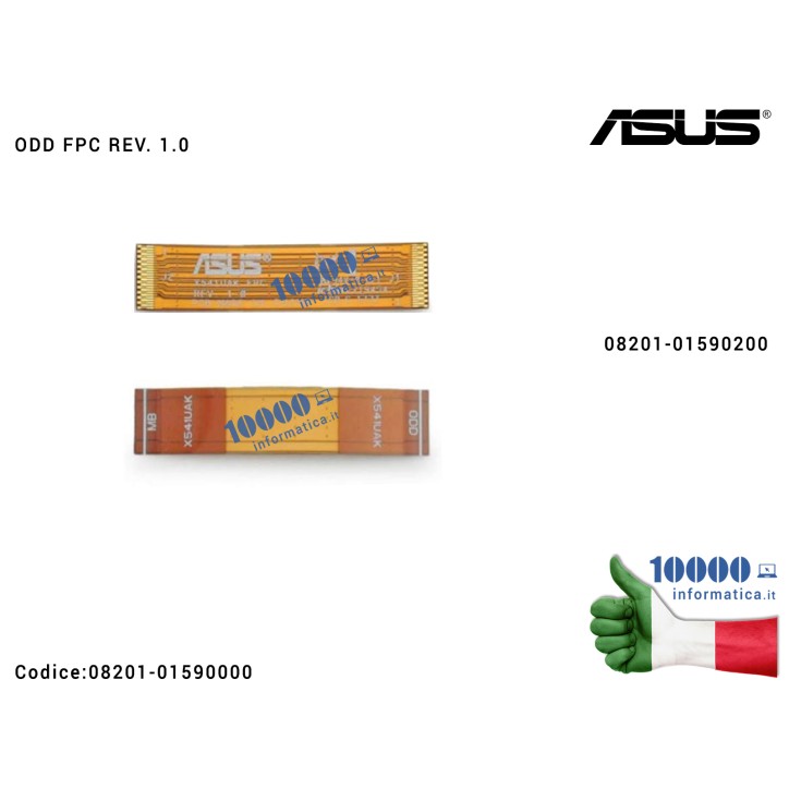 Cavo Collegamento IO FPC ODD Flex Scheda Lettore Ottico ASUS X541U X541UV X541UVK X541UAK 08201-01590200