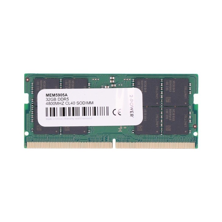 2P-KCP548SD8-32 32GB DDR5 4800MHz CL40 SoDIMM