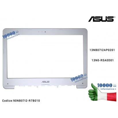 90NB07I2-R7B010 Cornice Display Bezel LCD [BIANCA] ASUS F302L F302LA X302L X302LA X302LJ X302UA X302UJ X302UV F302UV F302UJ F...