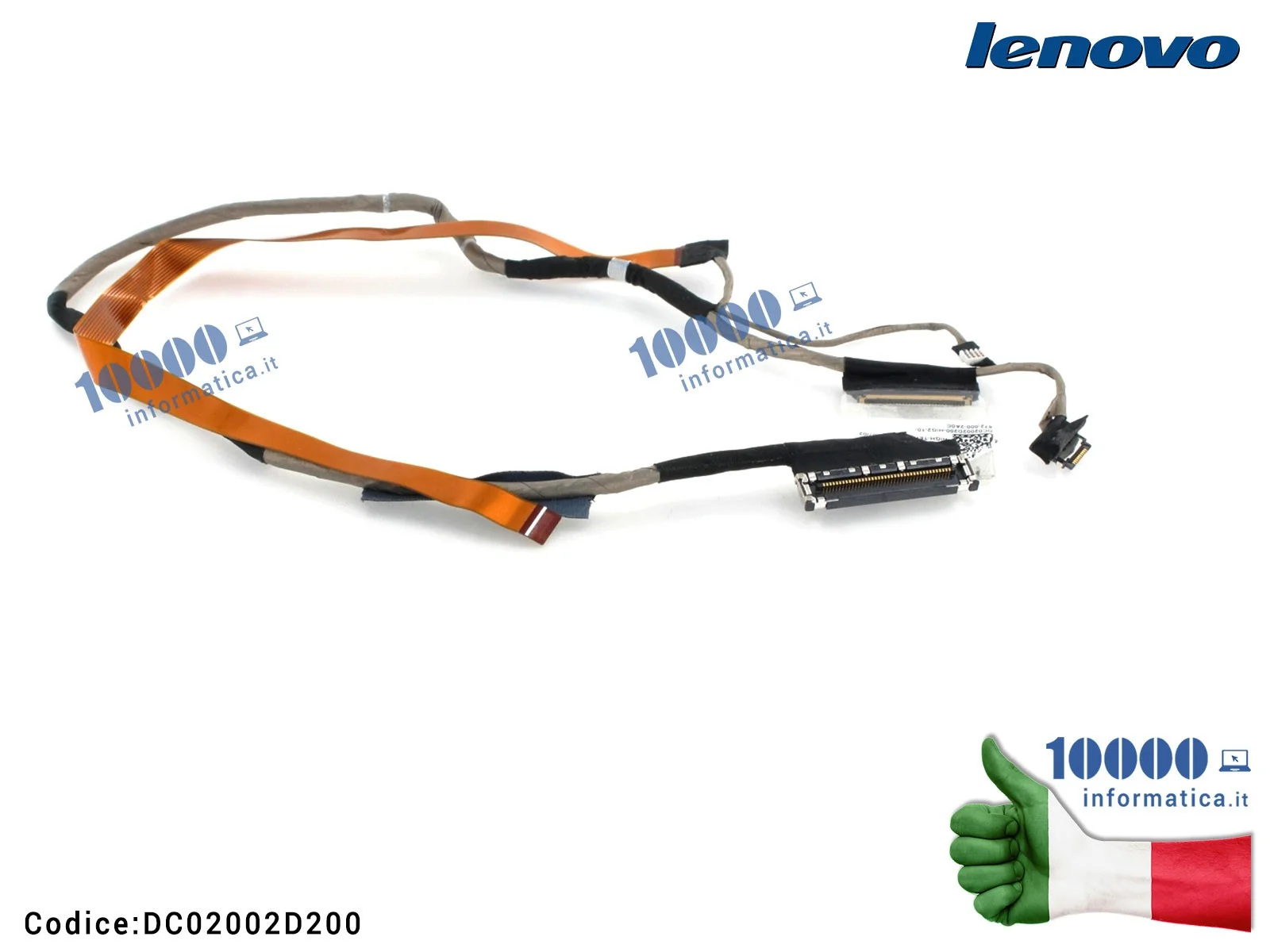 DC02002D200 Cavo Flat LCD LENOVO Yoga 710 710-14 710-15 710-14IKB 710-14ISK 30Pin DC02002D200