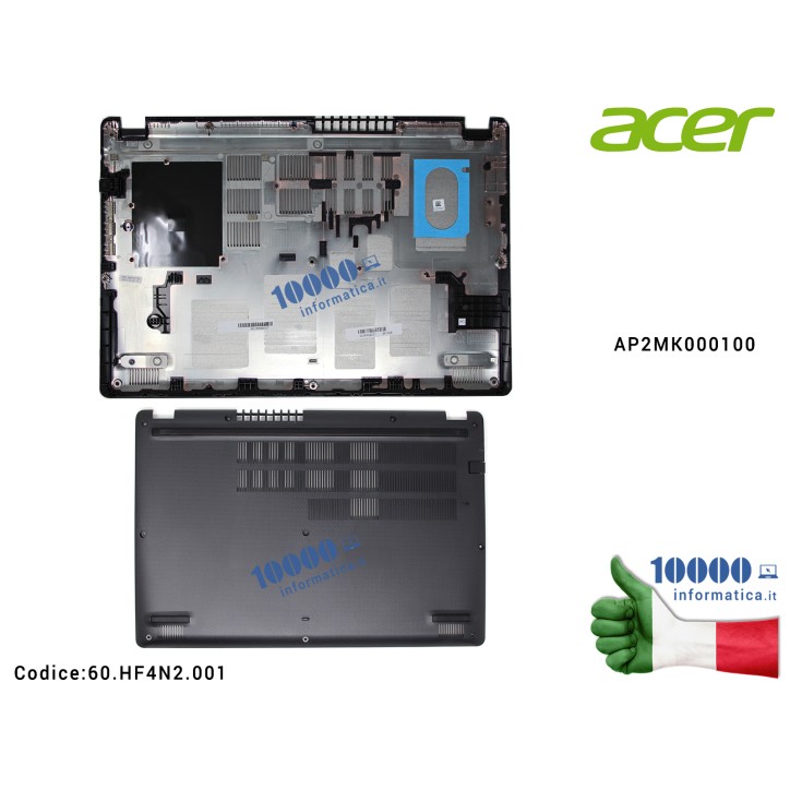 Bottom Case Scocca Inferiore ACER Aspire A515-43 A515-43G A315-42 A315-42G AP2MK000100 Bottom Case Scocca Inferiore ACER Aspire A515-43 A515-43G A315-42 A315-42G AP2MK000100