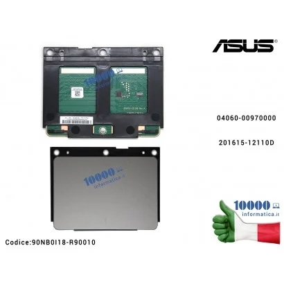 90NB0I18-R90010 Touchpad Trackpad Mouse [GOLD] ASUS VivoBook 15 F505Z F505ZA X505Z X505ZA (ORO) Modulo completo di adesivo Mylar