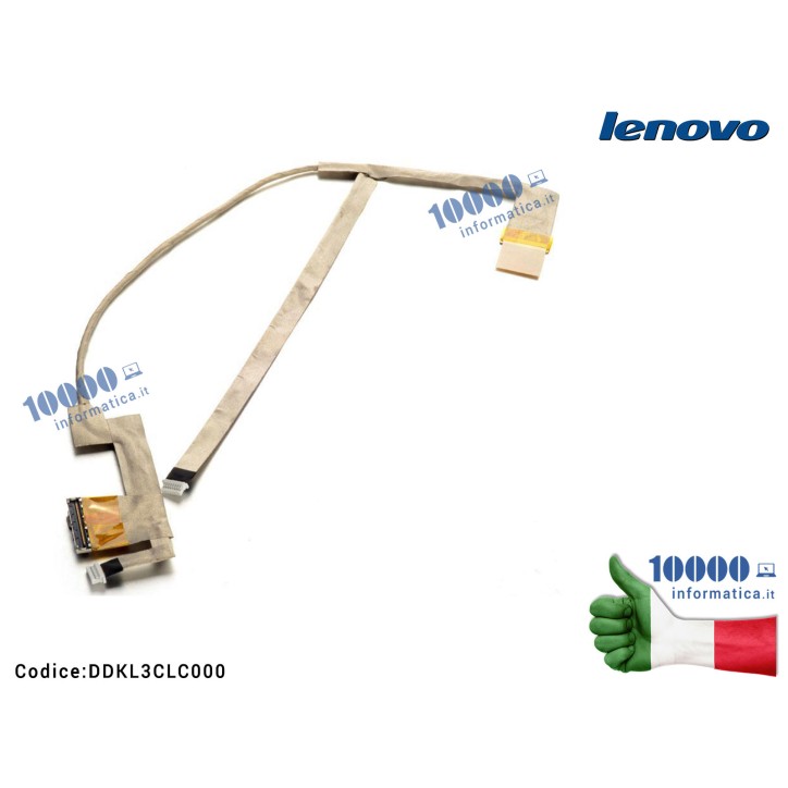 Cavo Flat LCD LENOVO Y560 Y560A Y560P SOLO per PN:DDKL3CLC020 DDKL3CLC000 DDKL3CLC020 DDKL3CLC000