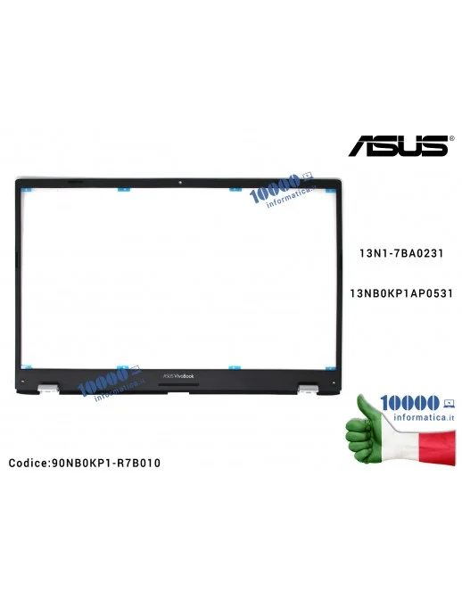 90NB0KP1-R7B010 Cornice Display Bezel LCD ASUS VivoBook 14 F412D F412F F412U S412F S412U X412F X412U X412UA X412FJ 13N1-7BA02...