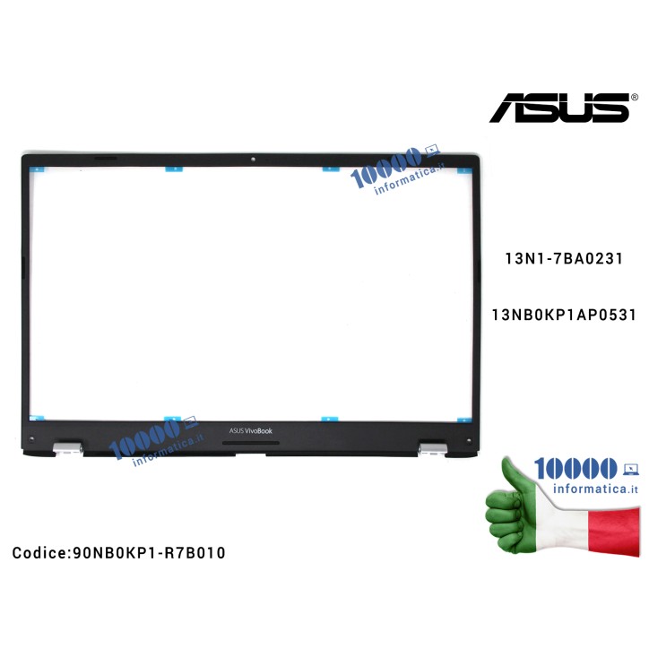 Cornice Display Bezel LCD ASUS VivoBook 14 F412D F412F F412U S412F S412U X412F X412U X412UA X412FJ 13N1-7BA0231 13NB0KP1AP0531