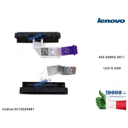 5C10Q59981 Cavo Connettore FFC Hard Disk HDD SATA LENOVO V130 V330 V330-15IKB V130-15 450.0DB03.0011 5C10Q59981 LV315 HDD
