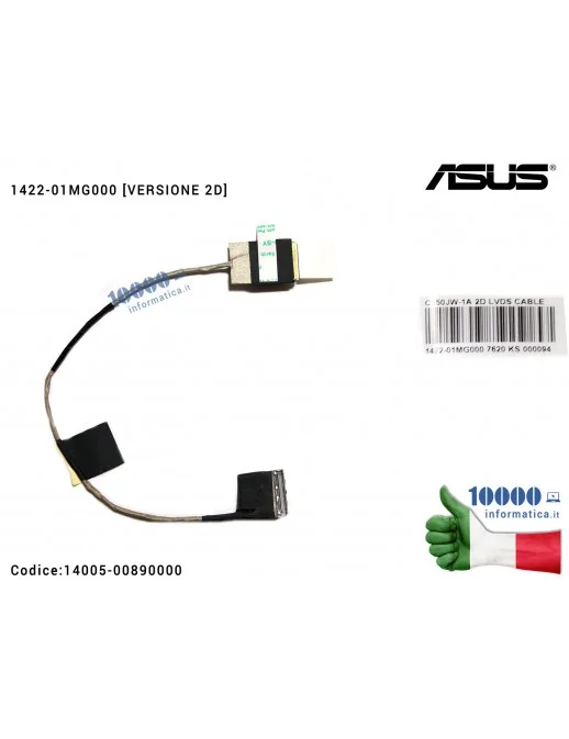 14005-00890000 Cavo Flat LCD ASUS [VERSIONE 2D] ROG G750 G750J G750JW G750JH W750 G750JX [2D] 1422-01MG000