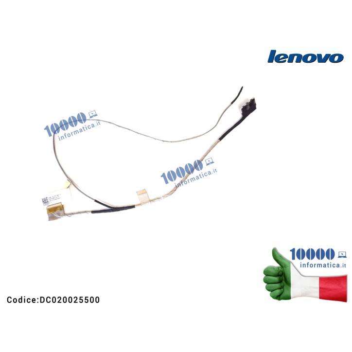 Cavo Flat LCD LENOVO IdeaPad U31-70 500S 500S-13ISK 500S-13 DC020025500 (13,3) 5C10J30955