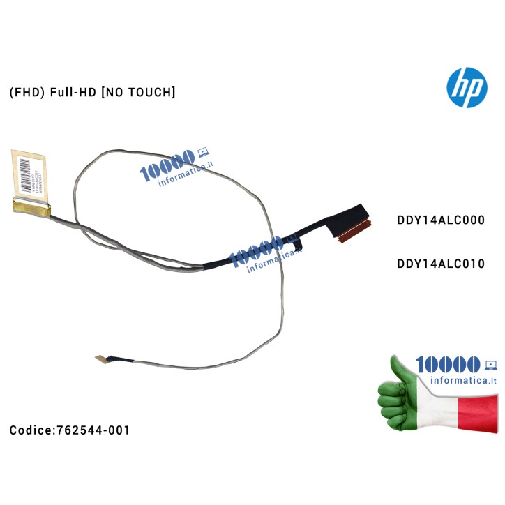 Cavo Flat LCD HP Pavilion 15-P Envy 15-K (Full-HD) [NO TOUCH] DDY14ALC010 DDY14ALC000 762544-001
