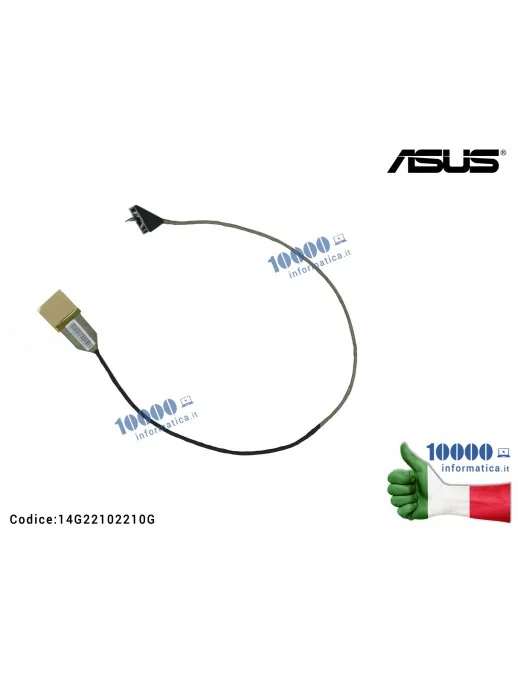 14G22102210G Cavo Flat LCD ASUS 1422-00TA000 [SOLO PER VERSIONE 2D] ROG G73 G73J G73JH G73JW G73SW [2D] 1422-00TA000 1422-00Q...