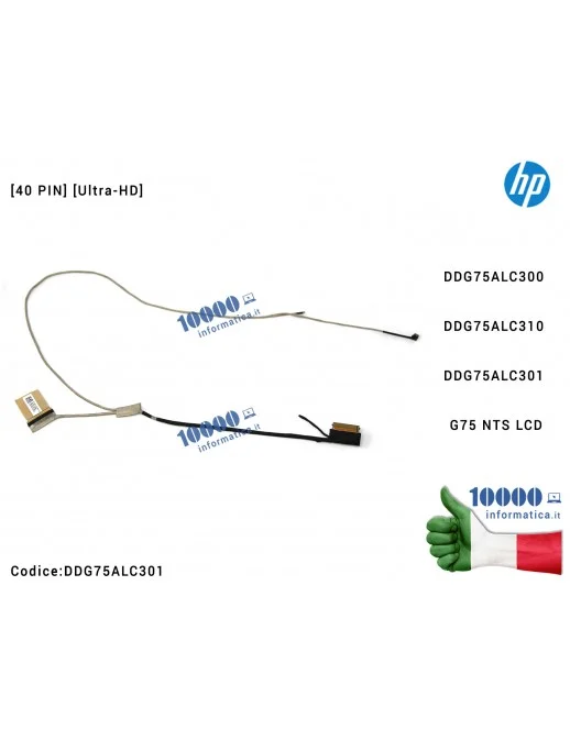 926870-001 Cavo Flat LCD HP Pavillion 15-CB TPN-Q193 [40 PIN] [UHD] DDG75ALC300 DDG75ALC310 DDG75ALC301 G75 NTS LCD