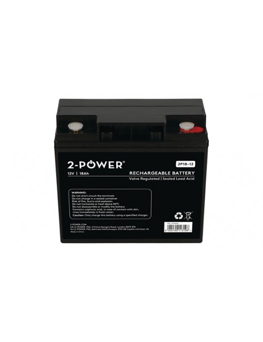 2P18-12T12 2P18-12T12 2-Power 12V 18Ah VRLA Batteria Adatto per Multiple UPS Applications