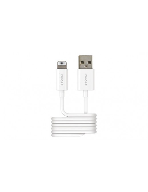 2PUC1M02W 2PUC1M02W 2-Power 1M USB-A to Lightning USB Cavo Various USB Applications
