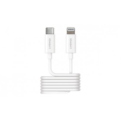 2PUC1M03W 2PUC1M03W 2-Power 1M USB-C to Lightning USB Cavo Various USB Applications