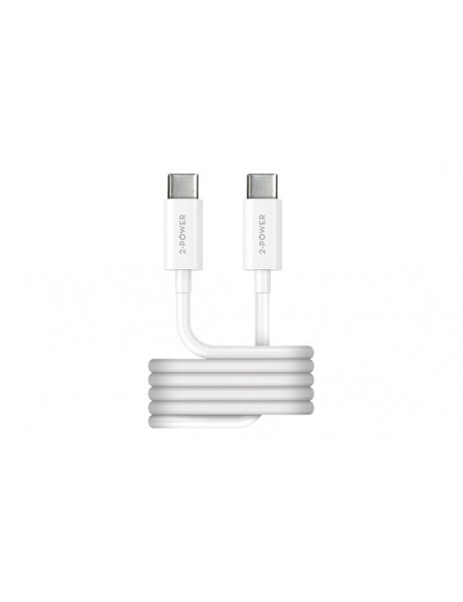 2PUC1M05W 2-Power 1M USB-C to USB-C 100W Cavo Adatto per 5A 100W Devices
