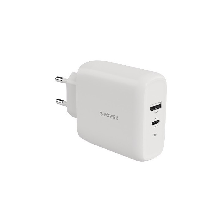 2PWC32W02-EU Wall Charger PD 20W USB-C & 12W USB-A General Consumer Electronics