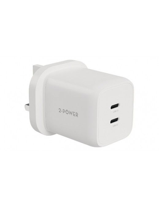 2PWC65W02G-UK Wall Charger PD 65W GaN 2 x USB-C General Consumer Electronics