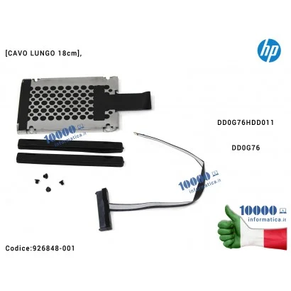 926848-001 KIT Supporto Caddy + Cavo Connettore HDD Hard Disk HP [LUNGO] Pavilion 15-C 15-CB 15-CC 15-CF 15-CK 926848-001 DD0...