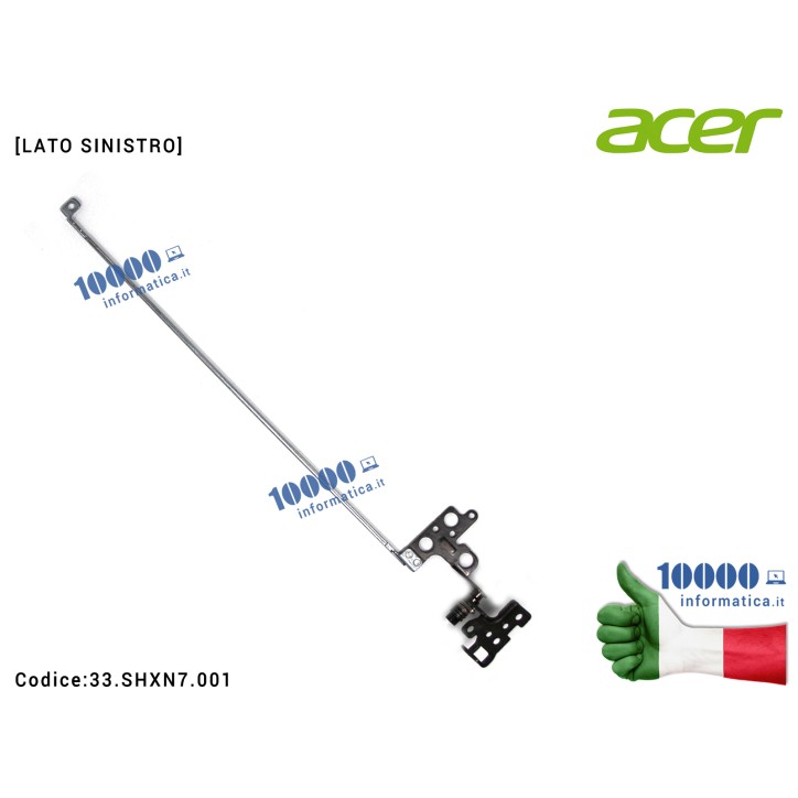 Cerniera [SX] Hinge ACER Aspire A114-31 A114-32 A314-31 A314-32 [LATO SINISTRO] 33.SHXN7.001 33SHXN7001