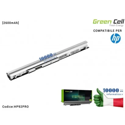 HP92PRO Batteria HSTNN-DB5M Green Cell Compatibile per HP 15-N 15-N025SW 15-N065SW 15-N070SW 15-N080SW [2600mAh]