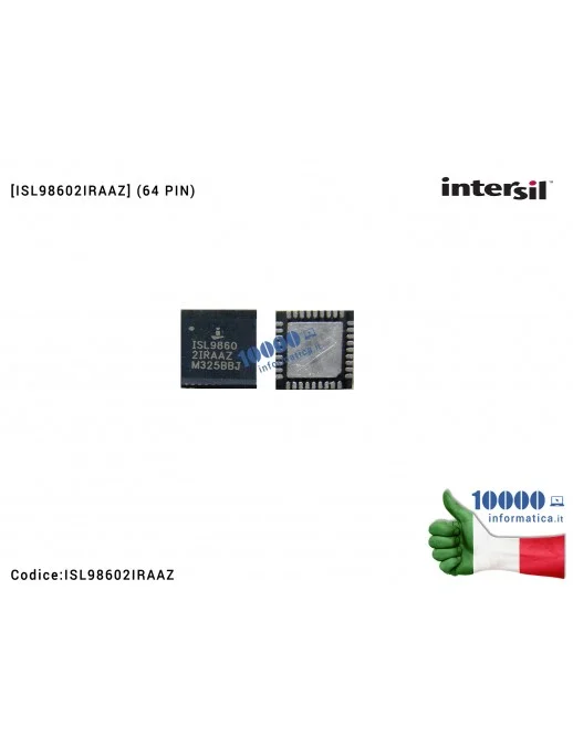 ISL98602IRAAZ IC Chip INTERSIL ISL98602 ISL9860 ISL 98602 ISL98602IRAAZ Chip 5 Channel DC/DC Converter IC QFN-64 QFN64