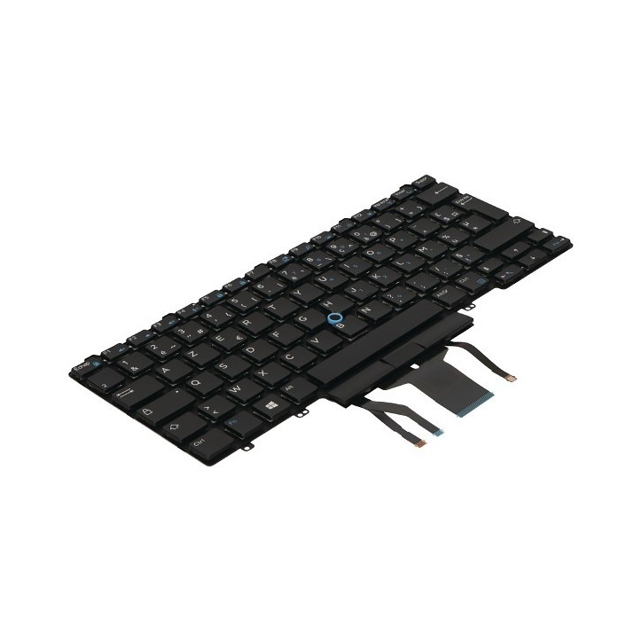 C5YKV French Tastiera Retroilluminata Backlit Keyboard Dualpoint Latitude 5490