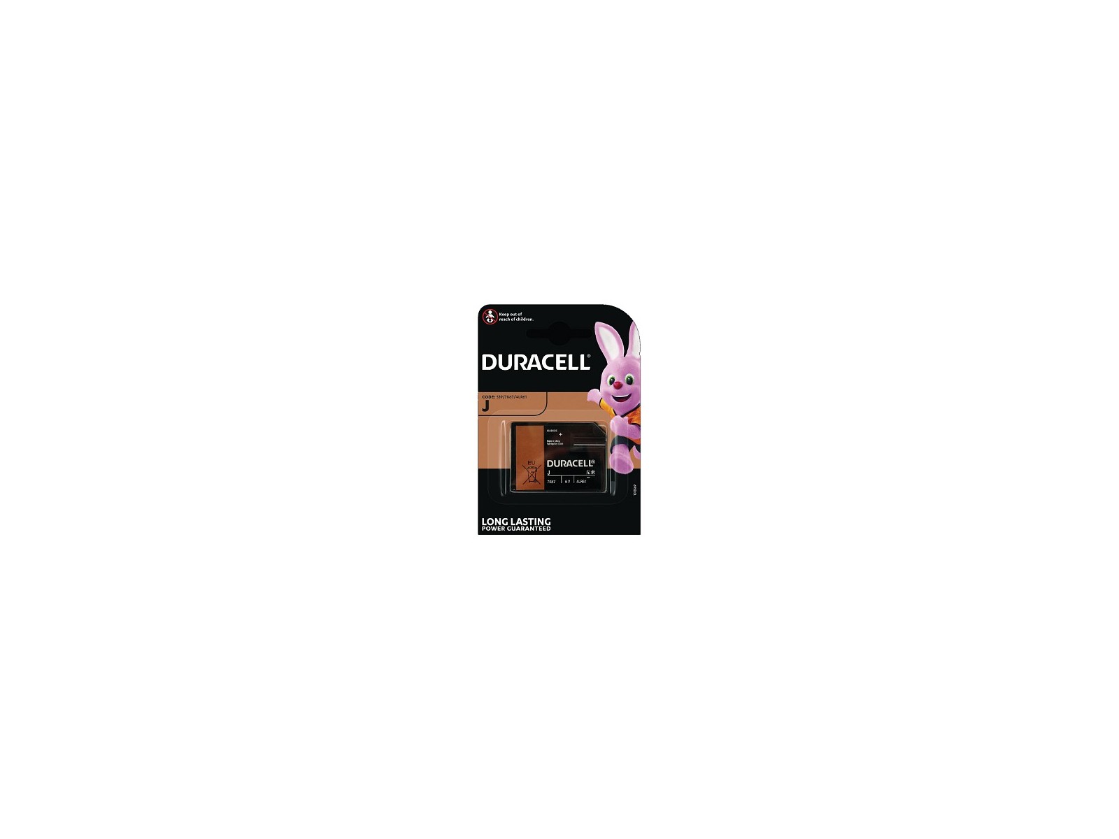 7K67 7K67 Duracell 6V Security J Cell Original General Purpose Parts 7K67 7K67 Duracell 6V Security J Cell Original General Purpose Parts