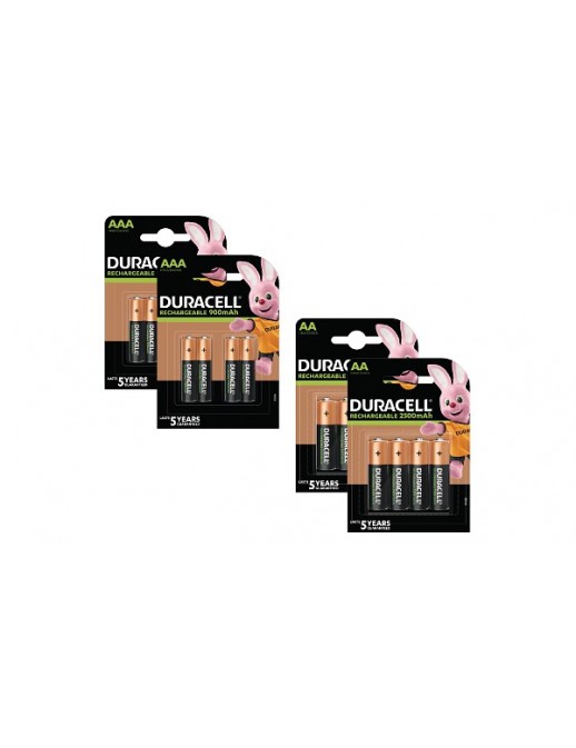 BUN0044B BUN0044B Duracell PreCharged AA / AAA 2 x 8 Packs Common Consumer Battery