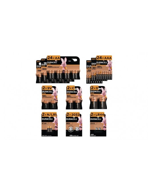 BUN0139A Duracell Mega Family 60 Batteries Pack