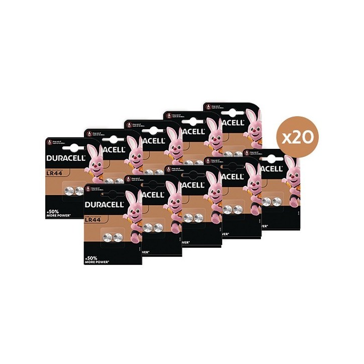 BUN0143A Duracell LR44 - 20 Pack Common Electronics Battery BUN0143A Duracell LR44 - 20 Pack Common Electronics Battery