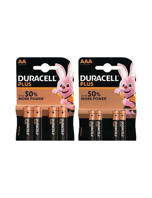 BUN0154A Duracell Duo 8 Pack AA + AAA