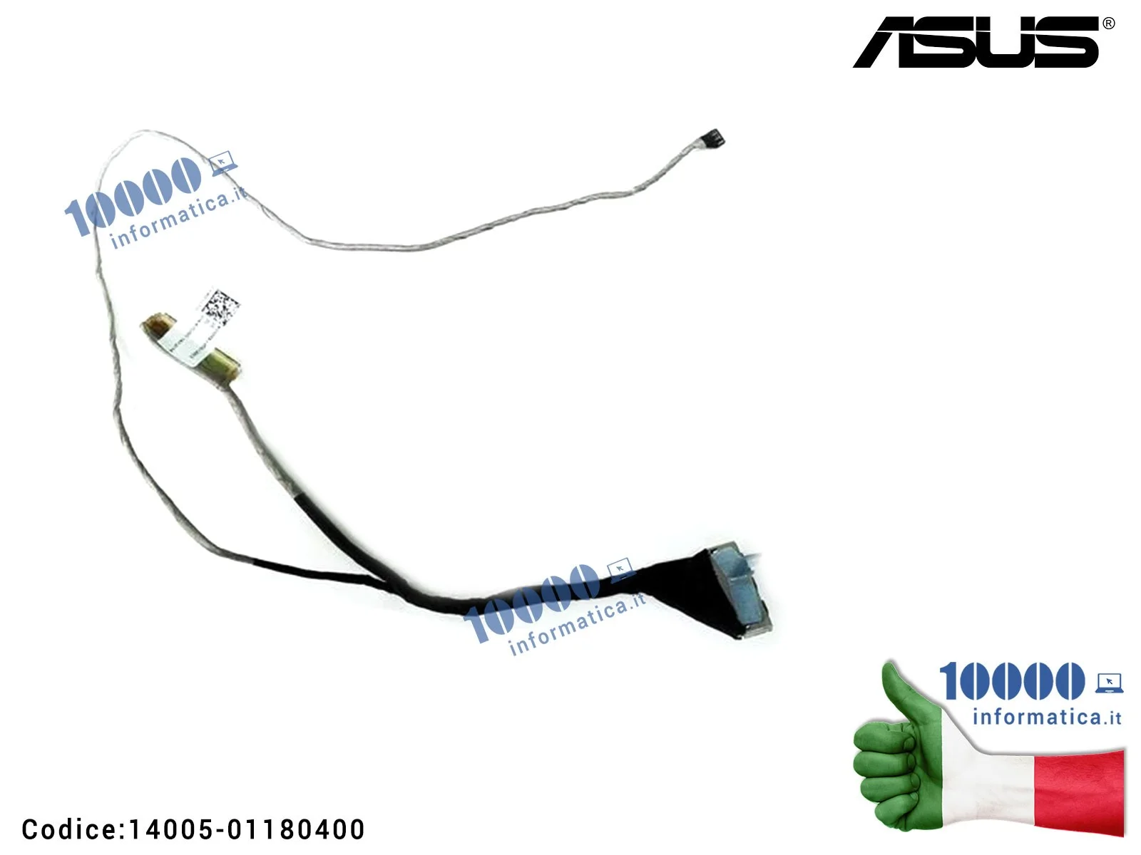 14005-01180400 Cavo Flat LCD ASUS VivoBook X200CA K200MA X200MA F200MA DDEX8ELC010 14005-01180400