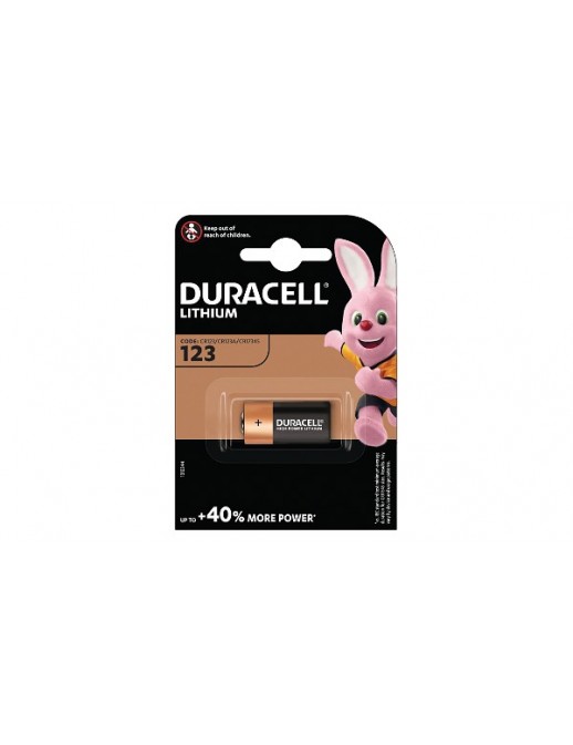 DL123 DL123 Duracell 3V Lithium (1 Pack) Common Photographic Battery