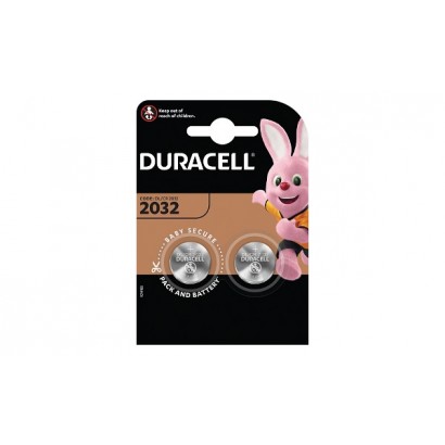 DL2032B2 Duracell 3V Coin Cell (2 Pack) Common Electronics Battery