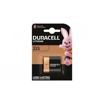 DL223A Duracell 6V Lithium Pack of 1 Common Photographic Battery