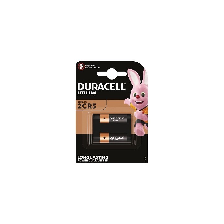 DL245 Duracell Lithium Batteria 1 Pack Common Photographic Battery