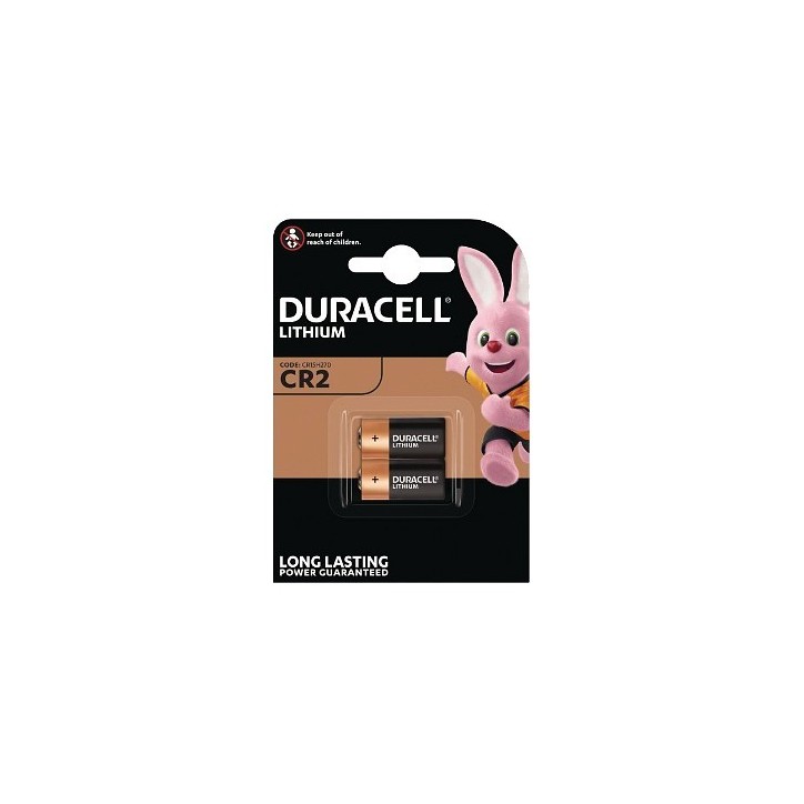 DLCR2-X2 Duracell Ultra Power Lithium 2 Pack Common Photographic Battery