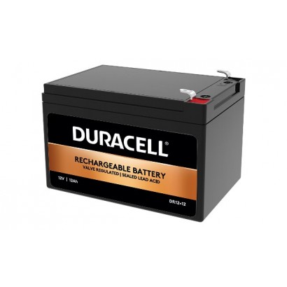 DR12-12 Duracell 12V 12Ah VRLA Batteria Adatto per Multiple UPS Applications (APC RBC4)